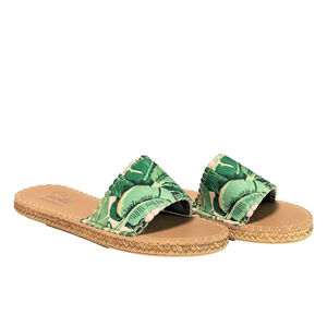Sea Star Beachwear Cabana Slides Womens 8 Tropical Resortwear Water Sandals